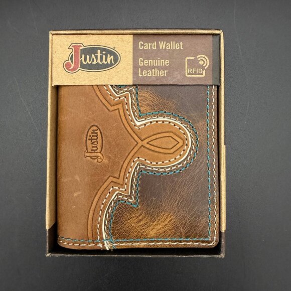 Justin Boots Card Wallet - Picture 1 of 4